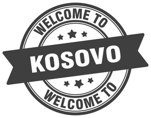 Welcome to Kosovo stamp. Kosovo round sign