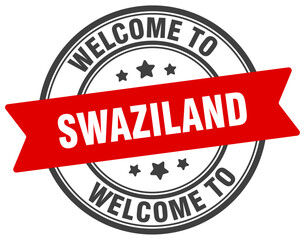 Welcome to Swaziland stamp. Swaziland round sign
