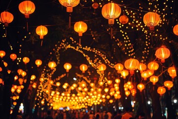 Capturing the splendor of lantern lit streets and mooncake feasts during china s mid autumn festival
