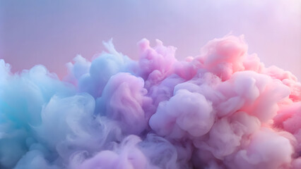 Fototapeta premium Smooth Gradient Blend of Cotton Candy Pink, Soft Lavender, and Pale Blue with Grainy Texture. Perfect for: Background Designs, Abstract Art, Pastel Color Palettes, web design, digital art, posters.
