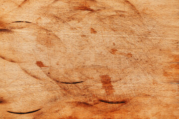 Grunge texture of wooden chopping an cutting board kitchen utensil