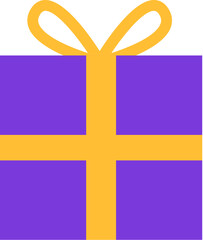 Fototapeta premium Purple Present Box