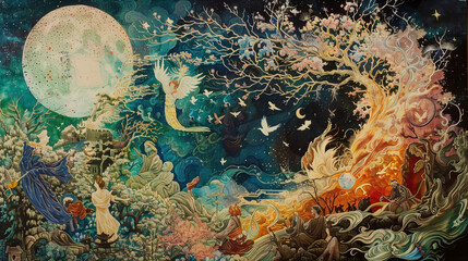 Multicolored fabric reflects the journey towards realizing your dreams. Its patterns and textures are like a story about perseverance, dedication and determination that lead to achieving set goals.