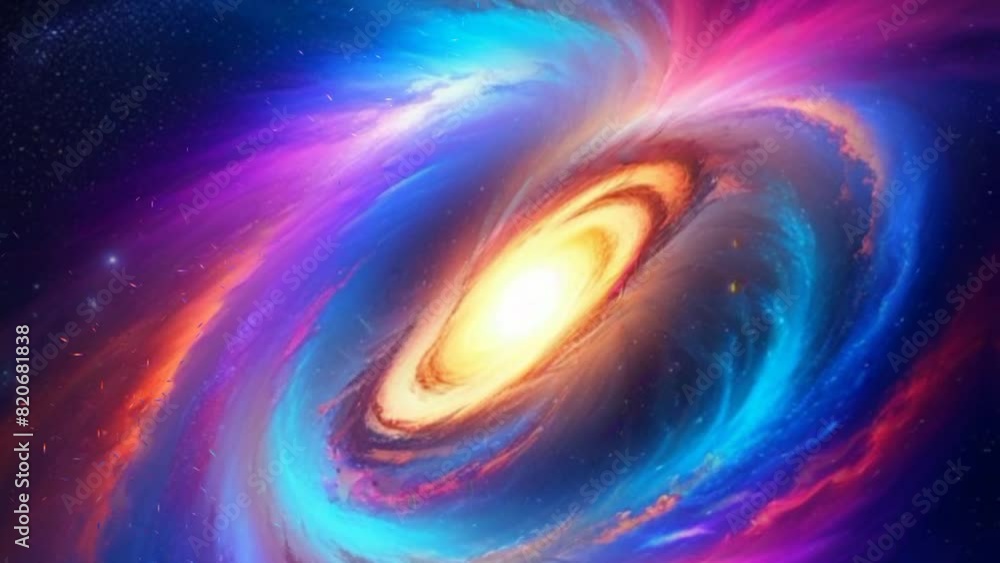 Poster Mesmerizing Circular Waves: Endless Abstract Motion