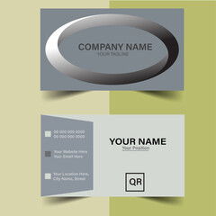 Creative and modern business card template modern name card horizontal simple clean template vector design Double-sided creative business card Business card for business and personal use Vector