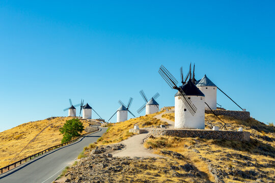 La Mancha windmill in Consuegra, Spain	