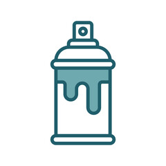 spray paint icon vector design template simple and clean