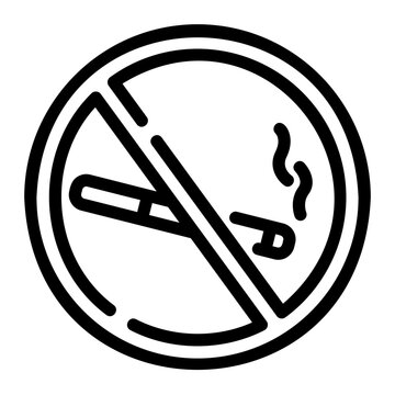recommend clip art: no smoking outline icon