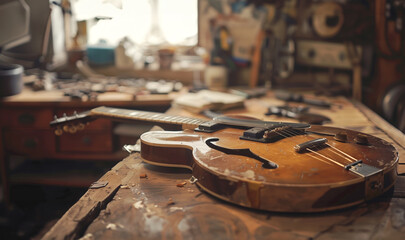 VIntage guitar repair, restoration, and maintenance. 