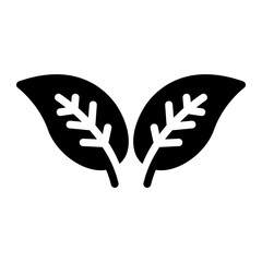 Fototapeta premium tobacco glyph icon