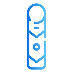 electronic cigarrete gradient icon