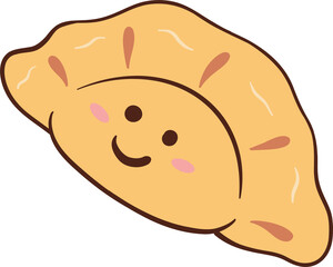 cute dumplings gyoza cartoon