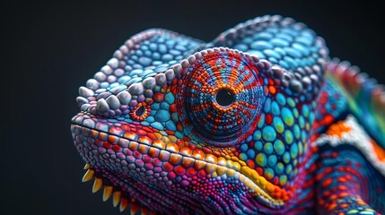 Fototapeta premium a chameleons skin