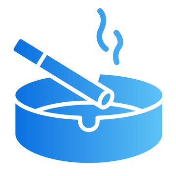 smoking gradient icon