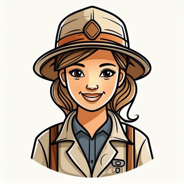 zoo keeper illustration