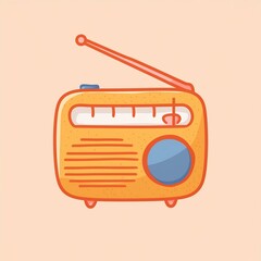 retro radio icon