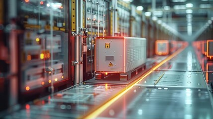 A detailed exploration of the intersection between shipping, tracking technology, and biometric identification systems, security measures and efficiency improvements in logistics. Generative AI.