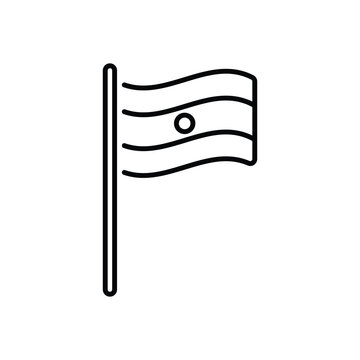 India Flag vector icon