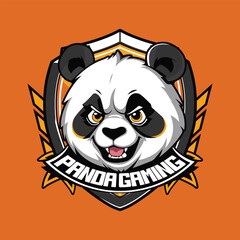 Panda Gaming Logo for Mobile esport 