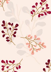 seamless floral pattern with flowers