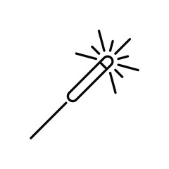 Sparkler vector icon