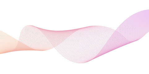 Abstract modern pink line futuristic energy sound waves technology concept background. Abstract background wave line in vector business texture. Pattern line blend curve flow futuristic background.