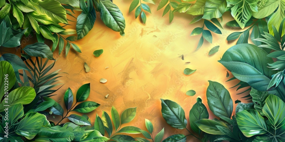 Poster summer nature bright background texture with empty copy space for text. illustration