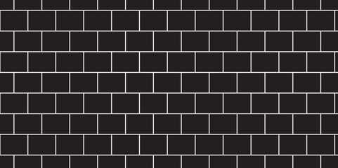 Black brick wall background. Architecture construction stone block brick wallpaper. seamless building cement concrete wall grunge background.