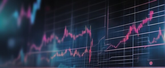 blurred digital background Currency Stock and Exchange Charts for Financial and Economic Display