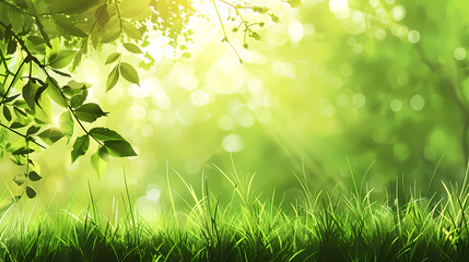 Obraz premium Beautiful spring background