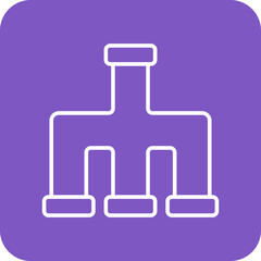 Plastic Pipe Icon