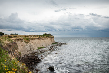 Obraz premium Steilküste an der dänischen Ostsee