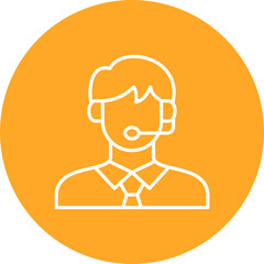 Customer Service Agent Icon
