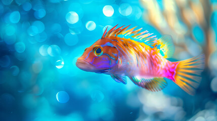 Wrasse fish (fish underwater)
