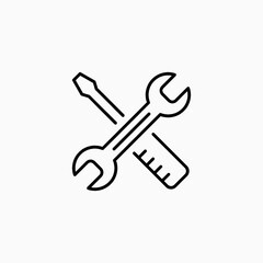 wrench and screwdriver