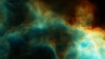 Universe filled with stars, nebula and galaxy
