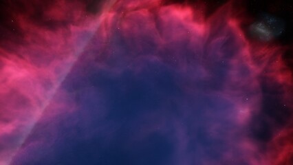 Universe filled with stars, nebula and galaxy
