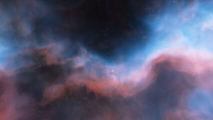 Universe filled with stars, nebula and galaxy  © ANDREI