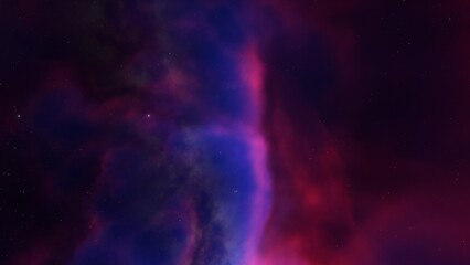 Universe filled with stars, nebula and galaxy
