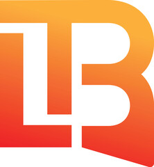 Obraz premium LTB app iconic logo design Template