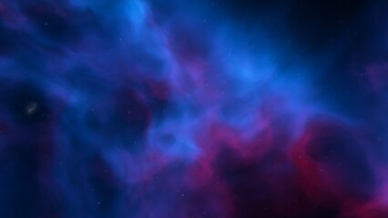 Universe filled with stars, nebula and galaxy
