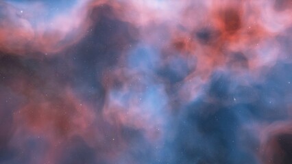 Universe filled with stars, nebula and galaxy
