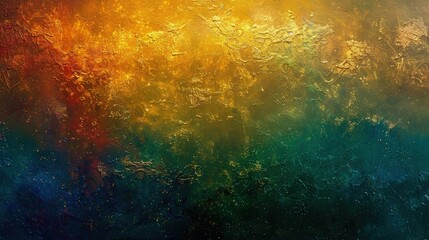 Obraz premium Glossy Multicolored Wall Texture in Dark Tones