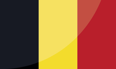 Belgium National Flag for background, backdrop. Vector illustration