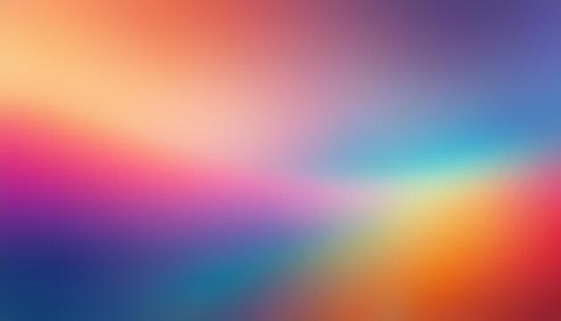 colorful gradient purple green orange rainbow colors abstract blurry wave pattern background