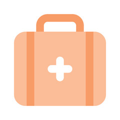 Obraz premium A beautiful vector of medicine bag, first aid kit for medical emergency