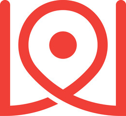 W location logo Design Template