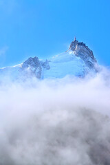 Aiguille du Midi, Mont Blanc massif in French Alps
