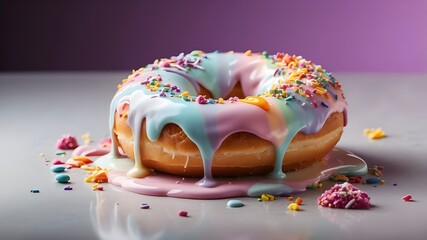 donut with sprinkles on top