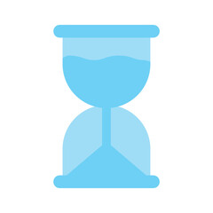 Well designed icon of hourglass, premium vector